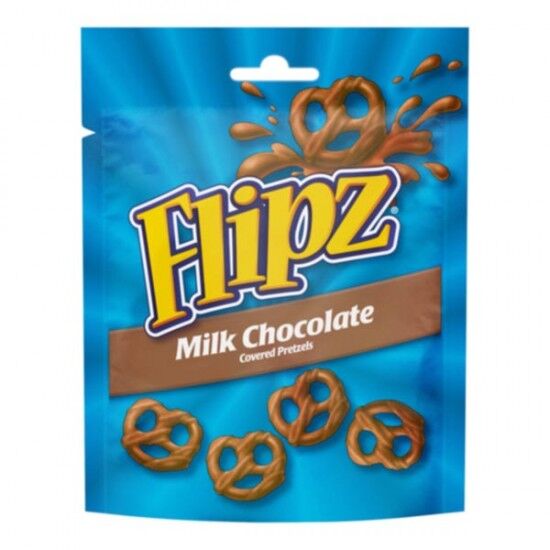 Flipz Milk Chocolate Pretzels 6 x 100g Flipz Milk Chocolate Pretzels 6 x 100g
