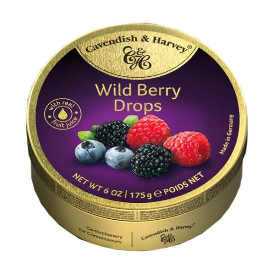 Cavendish & Harvey Wild Berry Fruit Drops 9 x 175g Cavendish & Harvey Wild Berry Fruit Drops 9 x 175g