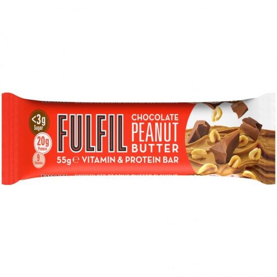 Fulfil Chocolate Peanut Butter Protein Bar 15 x 55g Fulfil Chocolate Peanut Butter Protein Bar 15 x 55g