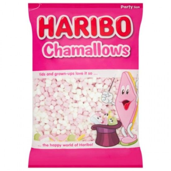 Haribo Pink & White Mini Chamallows 1kg Haribo Pink & White Mini Chamallows 1kg