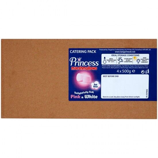 Princess Pink & White Marshmallows 2kg Princess Pink & White Marshmallows 2kg