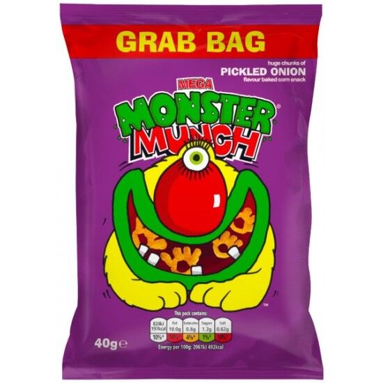 Monster Munch Pickled Onion: 30-Piece Box Monster Munch Pickled Onion: 30-Piece Box