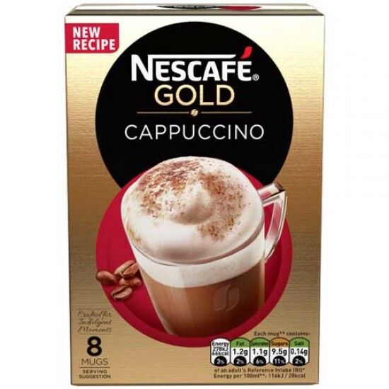 Nescafe Gold Cappuccino 8 Pack x 6 Nescafe Gold Cappuccino 8 Pack x 6