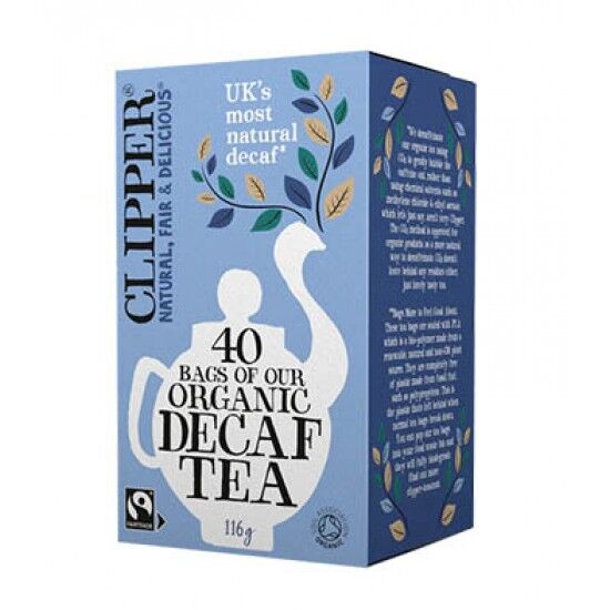 Clipper Organic Decaf Tea 40 Bags x 6 Clipper Organic Decaf Tea 40 Bags x 6