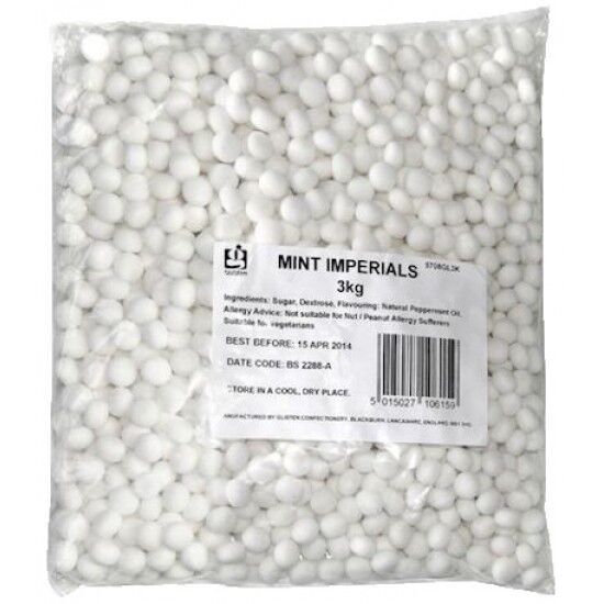 Mint Imperials 3kg Bag Mint Imperials 3kg Bag