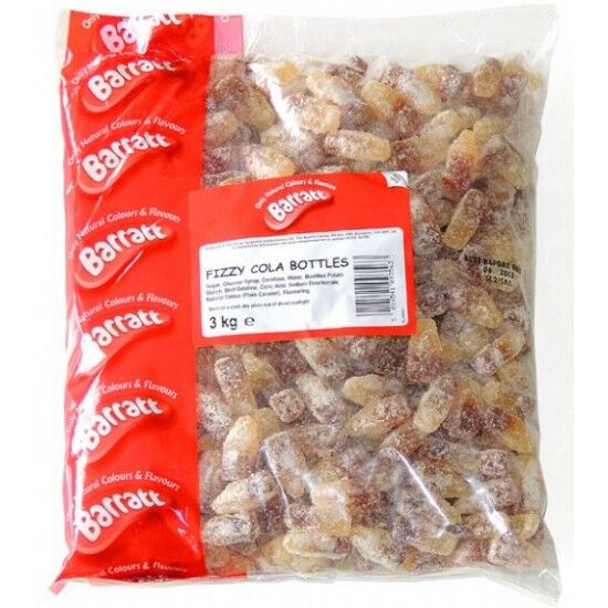 Barratt Fizzy Cola Bottles 3kg Bag