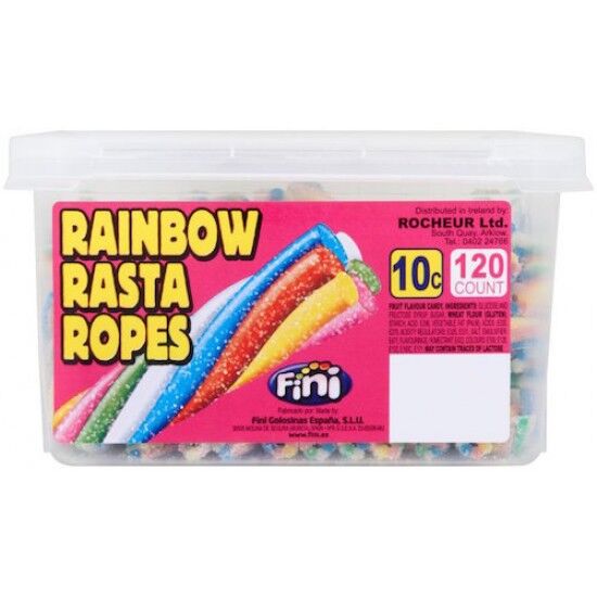 Fini Rainbow Rasta Ropes 120 Pieces Fini Rainbow Rasta Ropes 120 Pieces