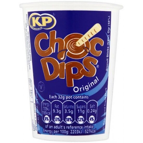 KP Milk Chocolate Dips 12 x 28g KP Milk Chocolate Dips 12 x 28g