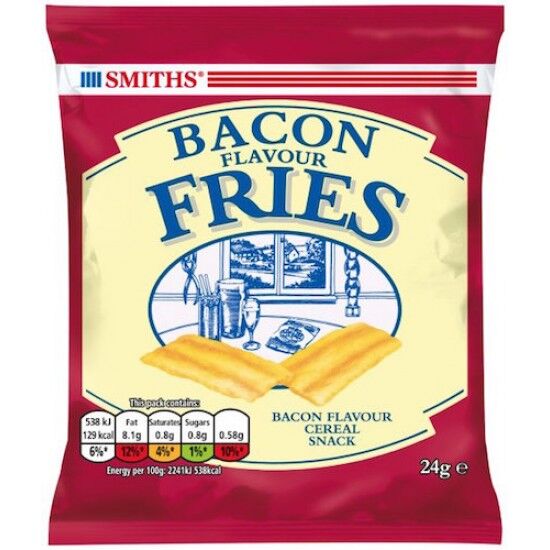 Smith's Bacon Fries 24 x 24g Smith's Bacon Fries 24 x 24g