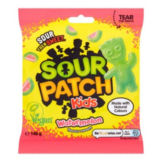 Sour Patch Kids Watermelon 10 x 140g Sour Patch Kids Watermelon 10 x 140g