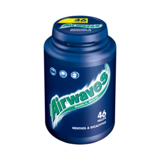 Wrigley's Airwaves Menthol & Eucalyptus 6 x 64g Wrigley's Airwaves Menthol & Eucalyptus 6 x 64g