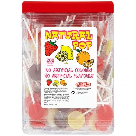 Caffreys Natural Pop 200 Pieces Caffreys Natural Pop 200 Pieces