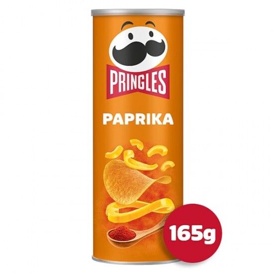 Pringles Paprika 19 x 165g Pringles Paprika 19 x 165g